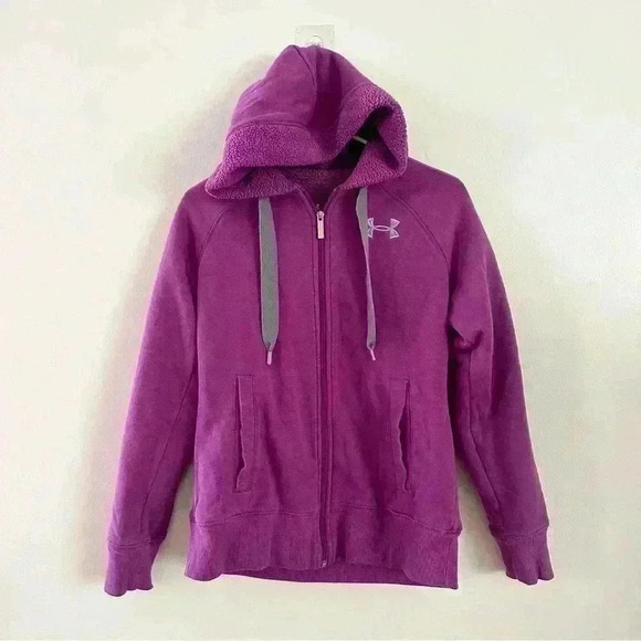 Under Armour Storm Hoodie Women’s XS Cold-Gear Semi Fitted Sweater‎ Pullover - Picture 1 of 13